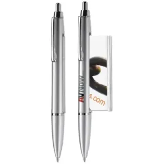 Banner-pen silver - LT80395 (gadzety reklamowe)